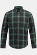 Check shirt, long sleeve, button-down collar, modern fit