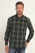 Check shirt, long sleeve, button-down collar, modern fit
