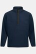Pull camionneur Outdoor, en polaire. Col montant et patte de boutonnage.