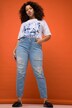 Jean Mom, coupe large à taille haute, style destroy, 5 poches