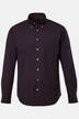 Langærmet skjorte med alloverprint og buttondown-krave i Moderne Fit