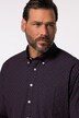 Langærmet skjorte med alloverprint og buttondown-krave i Moderne Fit