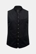 Vest, traditionele kostuum, fluweel, opstaande kraag, gebreide achterkant, tot maat 70