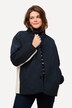 Veste réversible, matelassage/polaire bouclée, col montant, matière recyclée