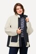 Veste réversible, matelassage/polaire bouclée, col montant, matière recyclée