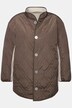 Vendbar jakke, vattering/teddyfleece, ståkrage, resirkulert