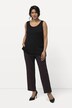 Jacquard broek, bloemenpatroon, smalle pijpen