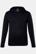 Sweat-shirt à capuche JP 1880, pull en maille avec motif torsadé. Jusqu'au 7 XL.