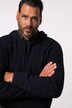 Sweat-shirt à capuche JP 1880, pull en maille avec motif torsadé. Jusqu'au 7 XL.