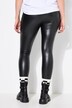 Legging, gecoat, elastisch, elastische tailleband