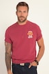 T-Shirt, Halbarm, acid washed, Eagle Print, Rundhals