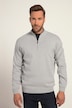 Troyer FLEXNAMIC®, Melange-Strick, Stehkragen mit Zipper