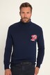 Maglione dolcevita con collo basso e maglia grossa