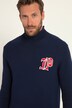 Maglione dolcevita con collo basso e maglia grossa
