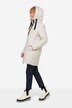 Long Quilted Water-Repellent Jacket
