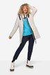 Long Quilted Water-Repellent Jacket