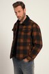 Jacket, outdoor, wool look, corduroy collar, button placket, breast pockets, up to 8 XL