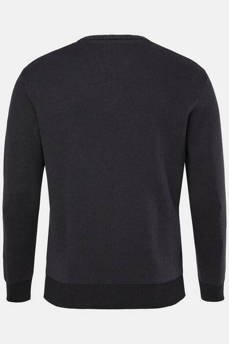 Pull JP 1880, maille CashmereTouch fine et douce, col en V - jusqu'au 8 XL