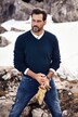 Pull JP 1880, maille CashmereTouch fine et douce, col en V - jusqu'au 8 XL