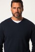 Pull JP 1880, maille CashmereTouch fine et douce, col en V - jusqu'au 8 XL