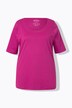 T-shirt, A-form, rund hals, korte ærmer