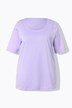 T-shirt, A-form, rund hals, korte ærmer