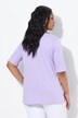 T-shirt, A-form, rund hals, korte ærmer