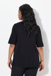 T-shirt à coupe évasée. Col en V et manches courtes