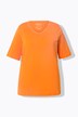 T-shirt, A-form, V-udskæring, korte ærmer