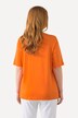 T-shirt, A-lijn, V-hals, korte mouwen, Pima-katoen