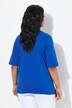 T-shirt à coupe évasée. Col en V et manches courtes
