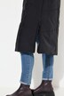 HYPRAR puffer-mantel, 2-weg zipper, opstaande kraag, gerecycled