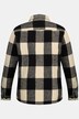 Camicia STHUGE in flanella a quadri da indossare sopra altri indumenti con maniche lunghe e colletto ad apertura inglese, fino alla tg. 8XL