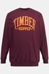 Langærmet trøje, mavevenlig pasform, kortærmet, vintage washed, Timber-print, op til 8 XL
