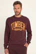 Langærmet trøje, mavevenlig pasform, kortærmet, vintage washed, Timber-print, op til 8 XL