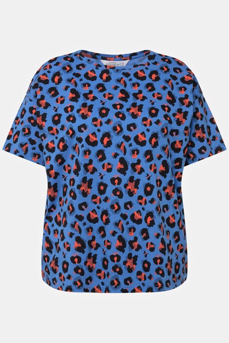 Oversized Colorful Leopard Print Shirt