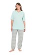 Pyžamo, srdce, výstřih do V, krátké rukávy