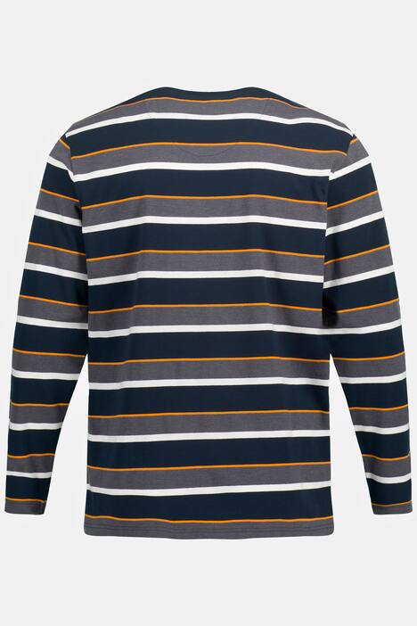 Pyjamas, Homewear, OEKO-TEX, stribet, todelt, langærmet overdel med striber, lange bukser, op til 8 XL