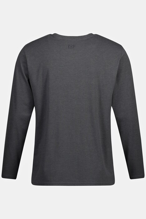 Schlafanzug, Homewear, OEKO-TEX, Zweiteiler, Langarm-Henley, lange Hose,