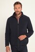 Fleece jas, opstaande kraag, functionele rits