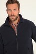 Fleece jas, opstaande kraag, functionele rits