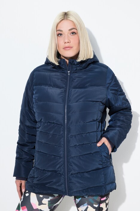 HYPRAR Steppjacke, Kapuze, wasserabweisend