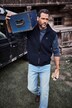 Fleece vest, buikfit, opstaande kraag, kangoeroezak, tot 8 XL