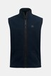 Fleece vest, buikfit, opstaande kraag, kangoeroezak, tot 8 XL