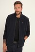 Fleece vest, buikfit, opstaande kraag, kangoeroezak, tot 8 XL