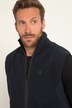 Fleece vest, buikfit, opstaande kraag, kangoeroezak, tot 8 XL