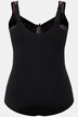 Body modellante con pied-de-poule, pizzo e coppa C-D