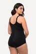 Body modellante con pied-de-poule, pizzo e coppa C-D