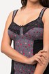 Body modellante con pied-de-poule, pizzo e coppa C-D