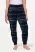Pantalón de estar por casa, estampado noruego, felpa, material reciclado